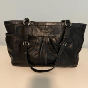 Authentic Coach shoulder bag purse black